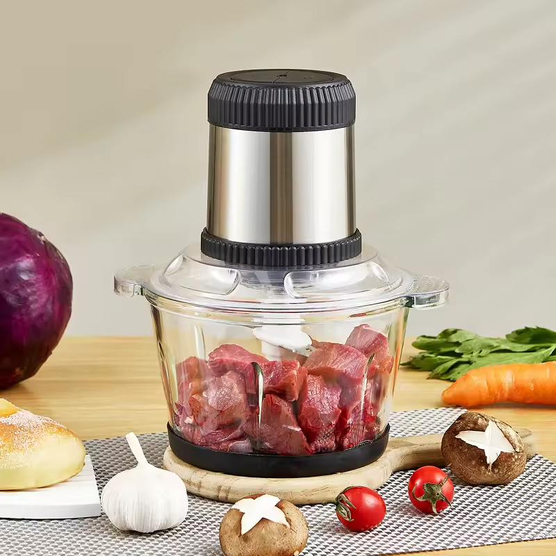 2L Meat Grinder Slicer Mincer Food Processing Stainless Steel Electric Meat Grinder