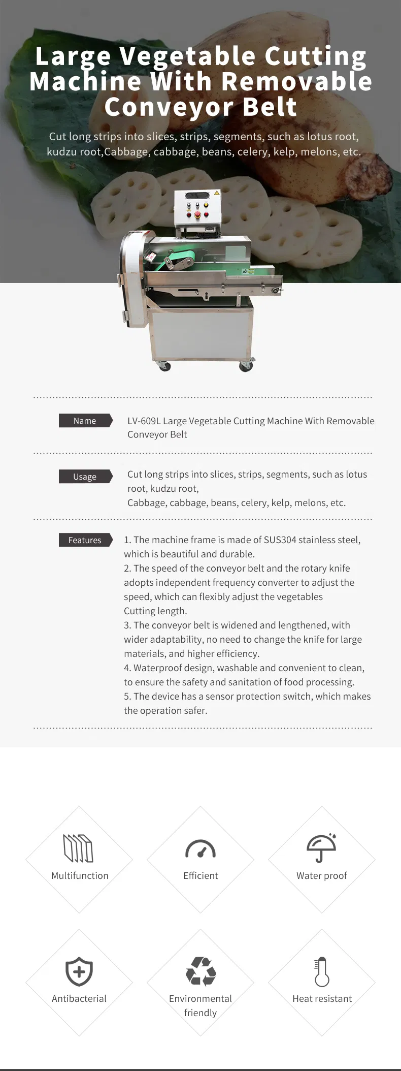 Vegetable Fruit Cutting Machine