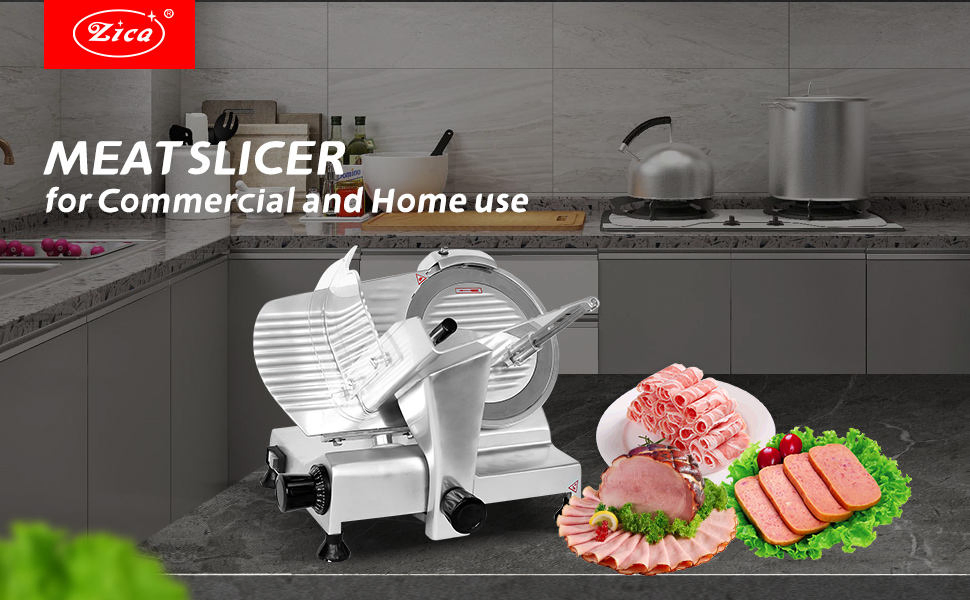 Hbs Series 12 Inch 300mm CE Commercial Semi-Automatic Aluminum-Magnesium Alloy Frozen Meat Slicer