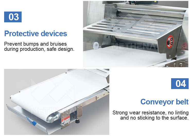 Stainless Steel Dough Sheeter Desktop Electric Croissant Pastry Dough Molder Sheeter for Bread