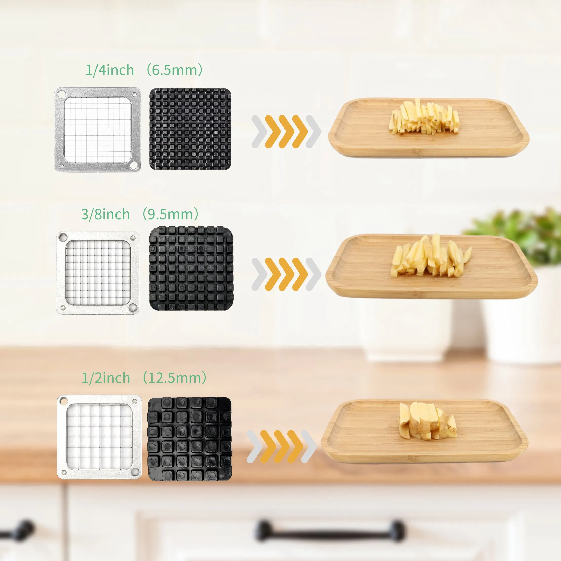 Professional Vegetable and Potato Cutter for Quick Meal Prep