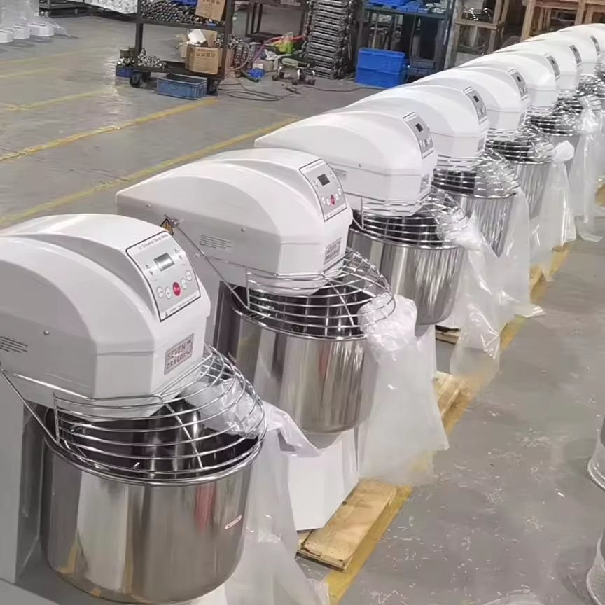 Asatr Commercial Kitchen Equipment Frequency Conversion Dough Mixer