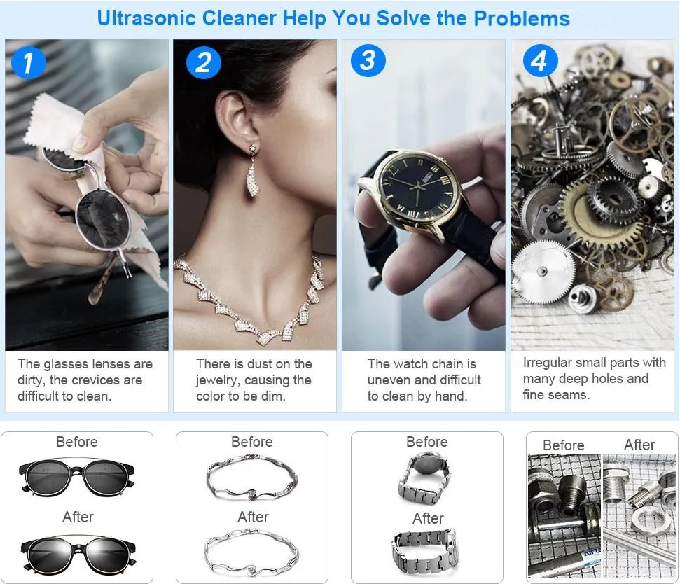 Ultrasonic Cleaner Parameters Chart
