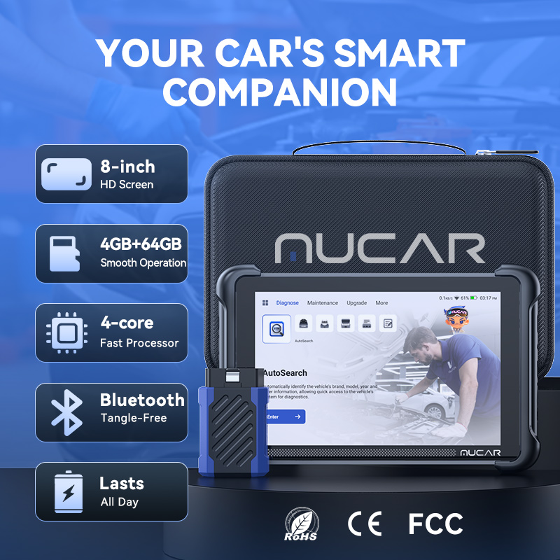MUCAR 892BT AI Function Obd2 Car Scanner Full System ECU Coding Bidirectional Software Free Update Automotive Diagnostic Tools