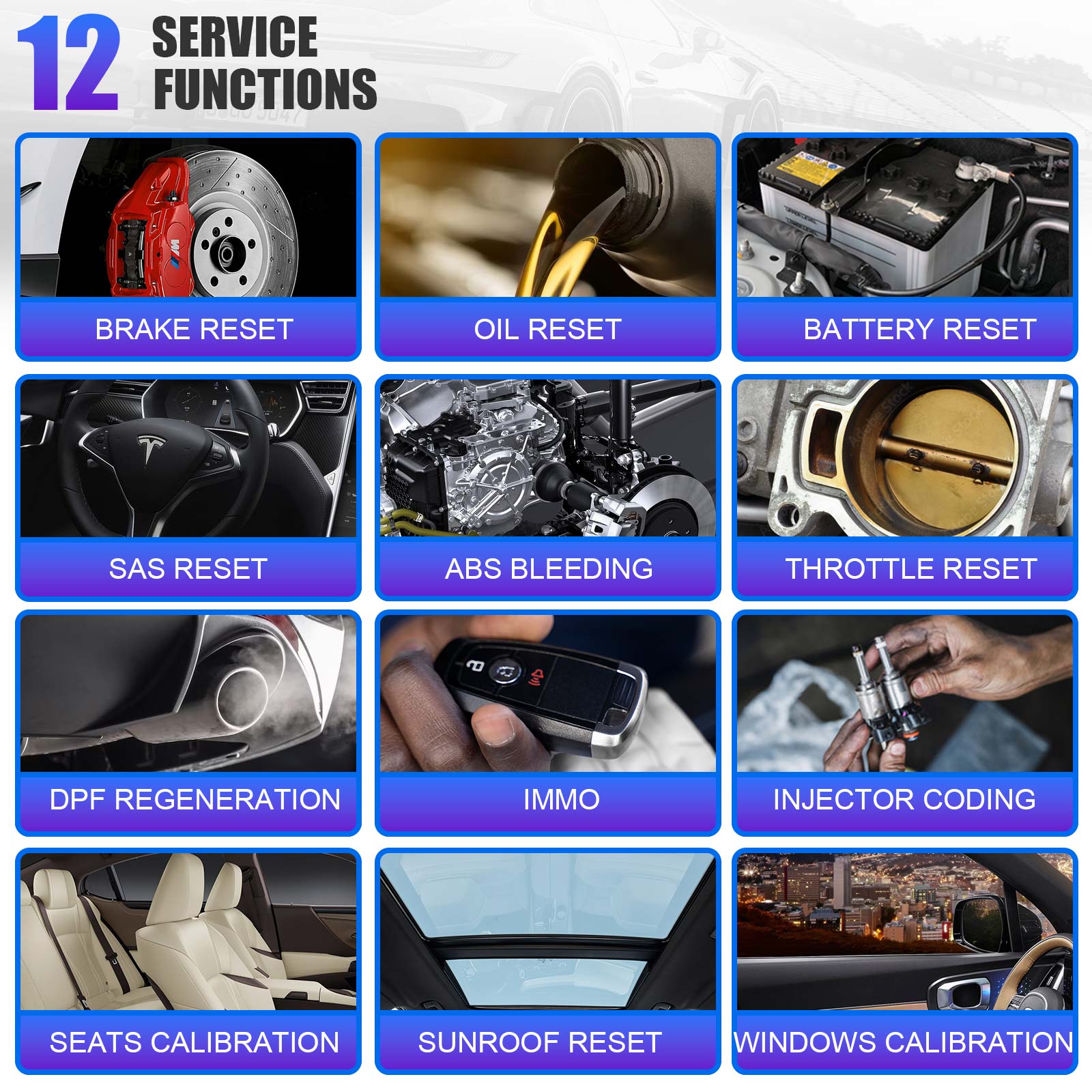 LAUNCH TPMS 5011 V2 Tpms SensCar Diagnostic Tool with 12 Resets Programming &amp; OE Inquiry Function for Tire Pressure Monitoring