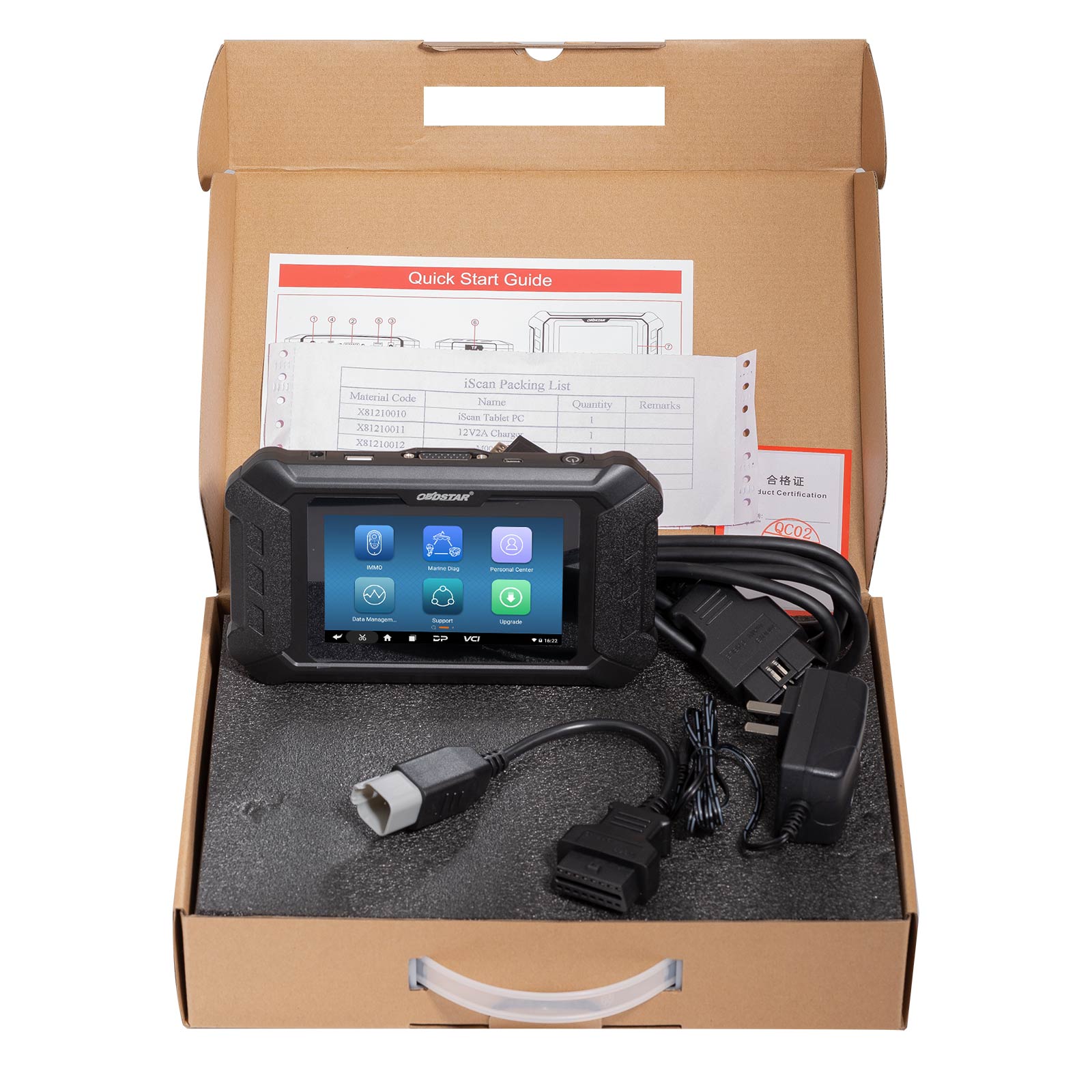 OBDSTAR ISCAN SEA-DOO Marine Diagnostic Tablet Android OS Wi-Fi 1 Year Warranty For BRP SEA-DOO-System Diagnostics Live Data