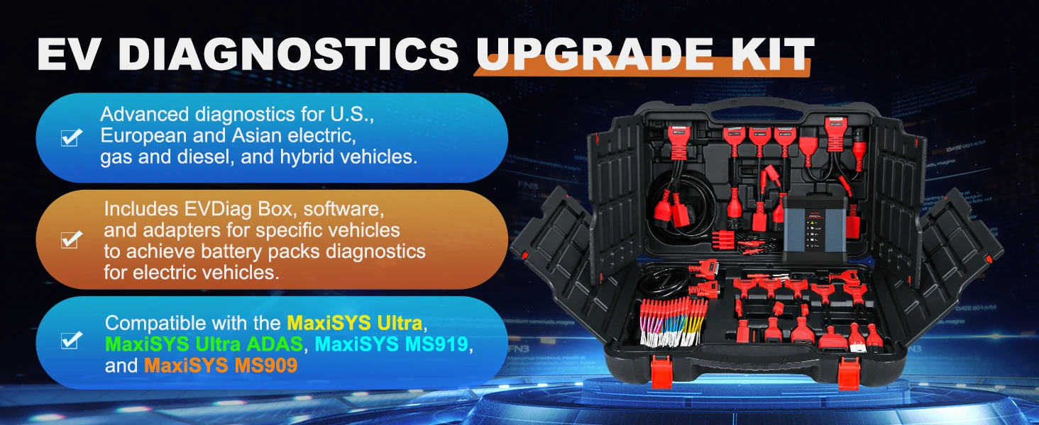 EV Diagnostics Upgrade Kit content