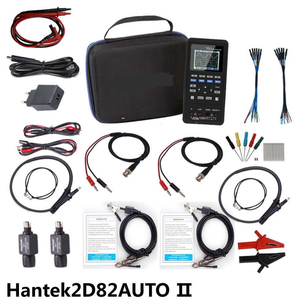 Hantek2D82AUTO Series 4 in 1 Handheld Oscilloscope Automotive Diagnostic, Oscilloscope, signal Source and Multimeter