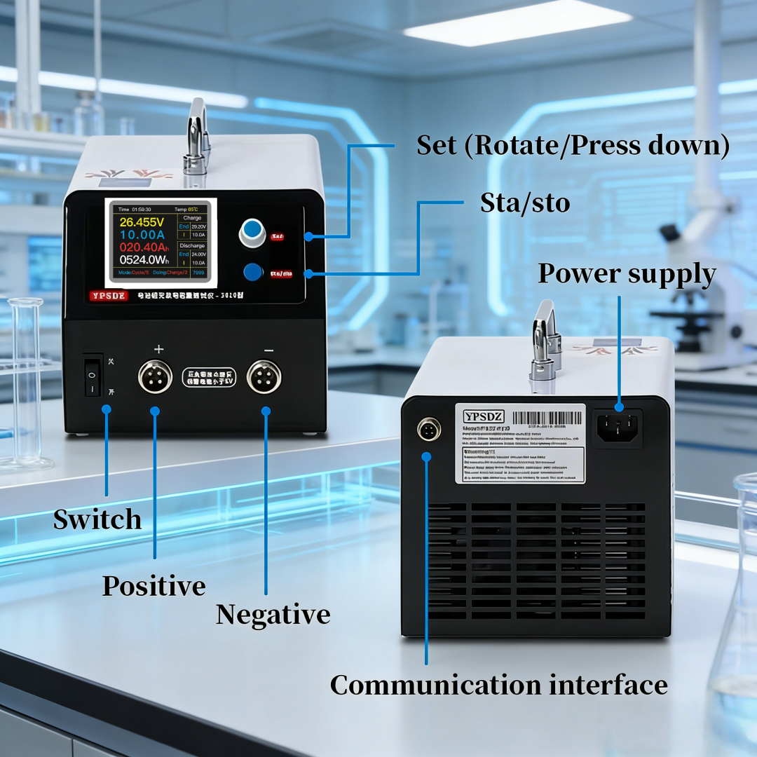 YPSDZ-3010 Auto Cycle Testing Equipment 30V Lithium Battery Pack Capacity Tester Charge Discharge Testeur De Batterie