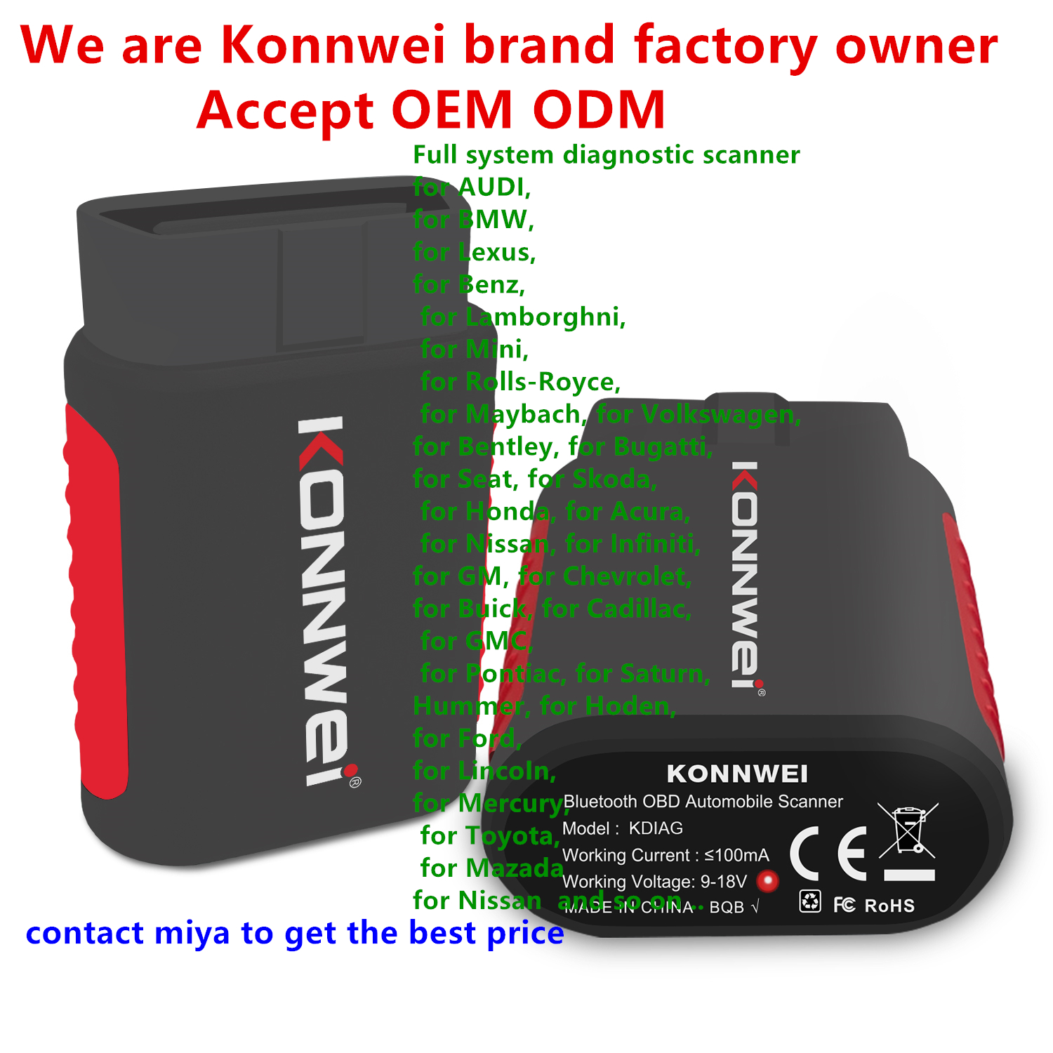 KDIAG Diagnostic OBD Interface
