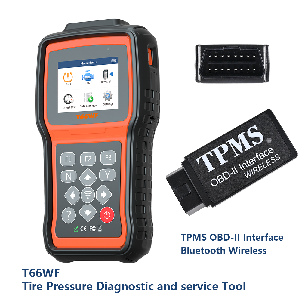Sunwolf T66WF TPMS Diagnostic and Service Tool, TPMS Sensor 315MHz&amp;433MHz,MX-Sensor,TS508WF
