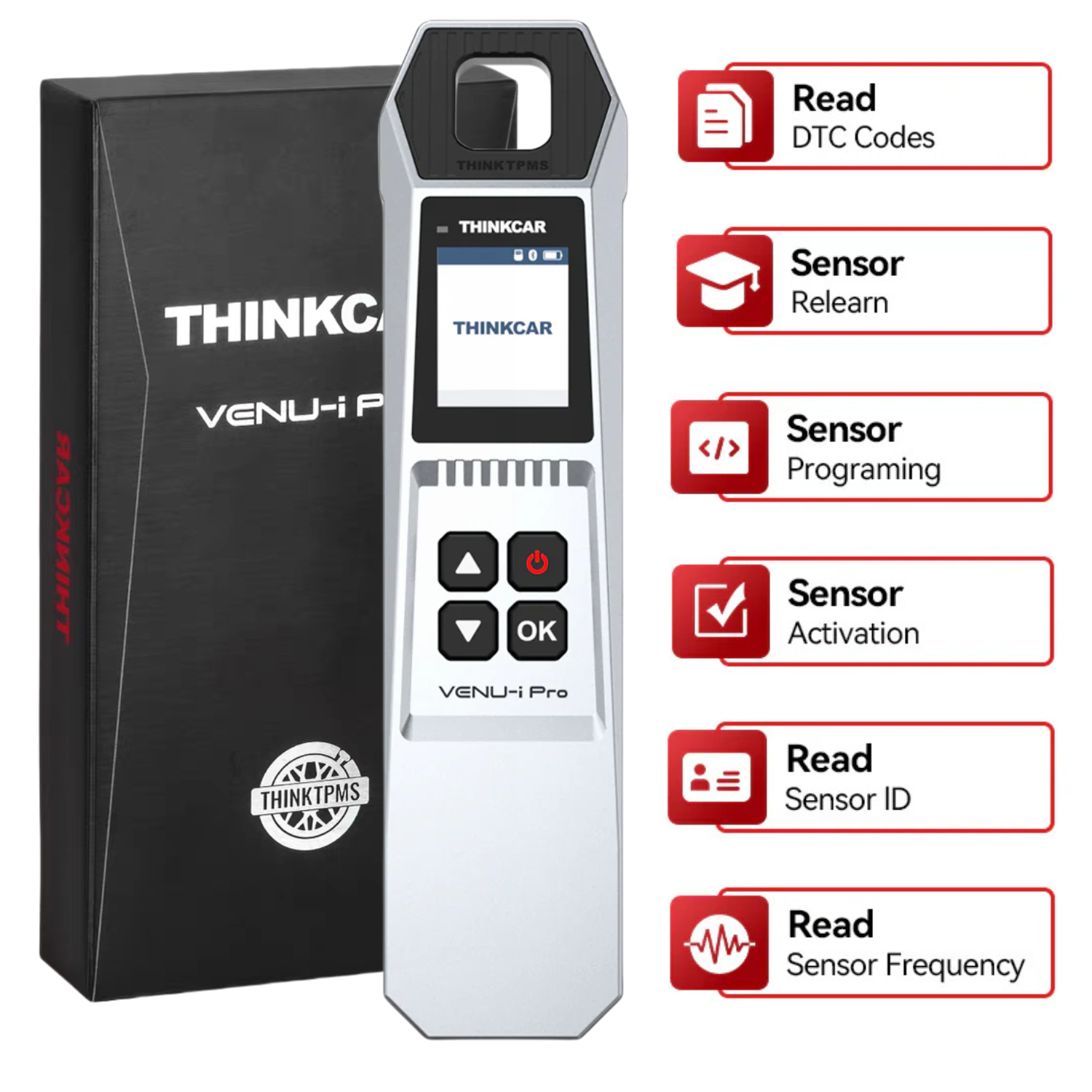 New Arrival THINKCAR VENU IPro Intelligent Car TPMS Tire Pressure Diagnosis Sensor Programming Tool