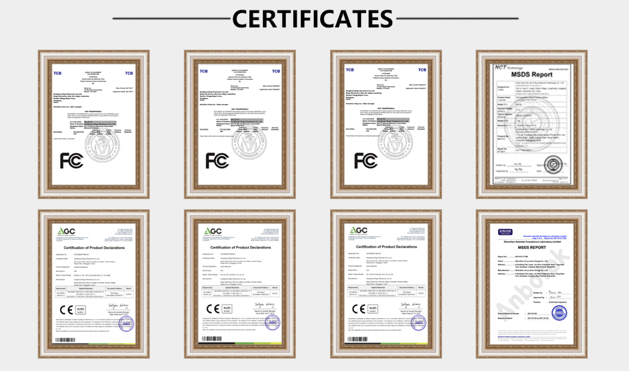 Certifications Image
