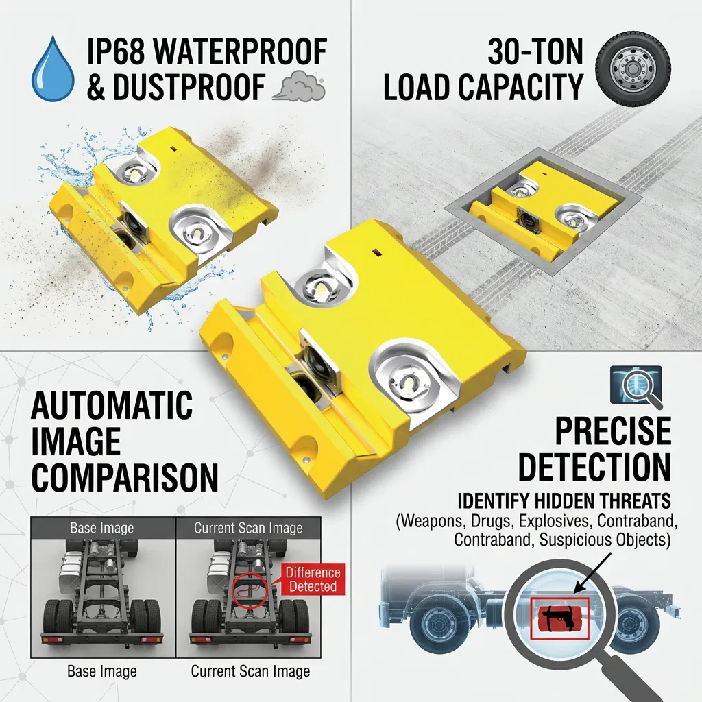 Vad-Uvss-II Vehicle Chassis Safety Inspection System