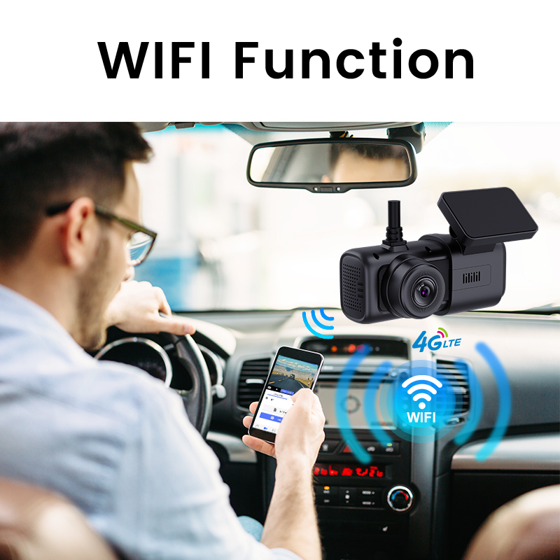 2K Truck System 4g Dashcam for the Vehicle Fleet Management on Cmsv6 Fit 9-36V and 512G Card 4g Car Camera