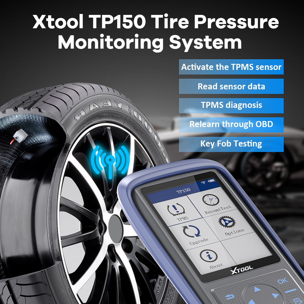Tire Pressure Monitoring System OBD2 TPMS Diagnostic Scanner Tool