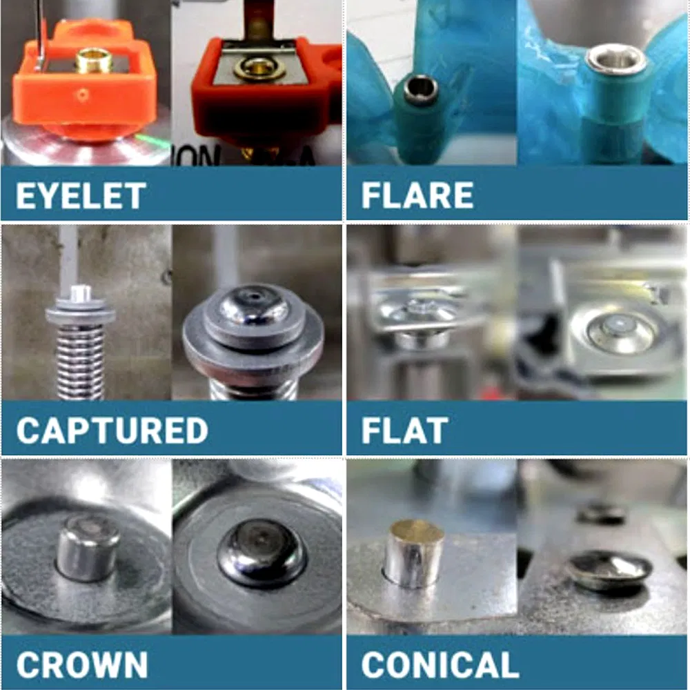 14kN 20kN 34kN Auto Hydraulic Fastener Riveting Machine Orbital Radial Riveting Machine