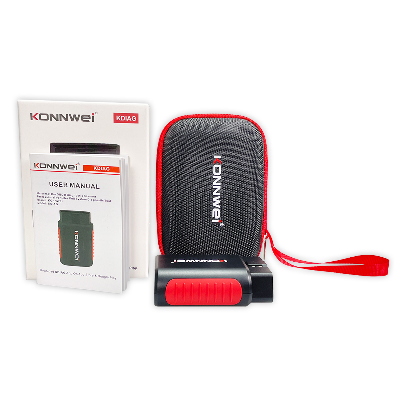 Factory Konnwei Kdiag Obd Ii Diagnostic Tools Full System Car Diagnostic Scanner for All Cars With Abs Srs EFB Oil Reset Etc