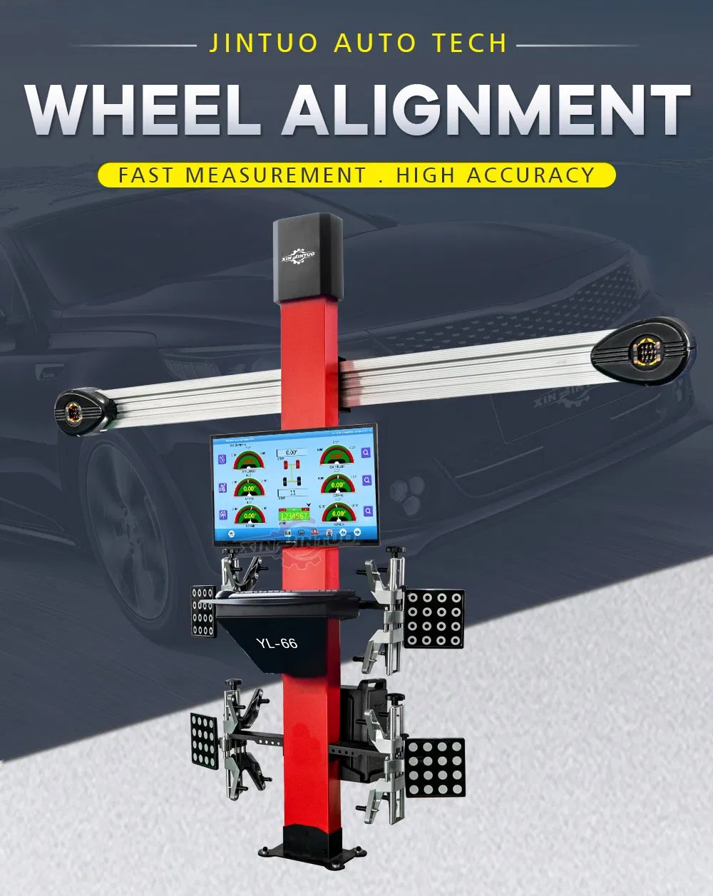 Tyre Fitting Changing Service Hydraulic Car Lifter Wheel Alignment Machine Workshop Equipment