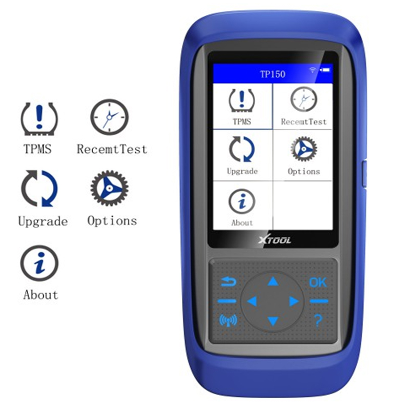 XTOOL TP150 Tire Pressure Monitoring System OBD2 TPMS Diagnostic Scanner Tool TPMS Program with 315&amp;433 MHZ Sensor