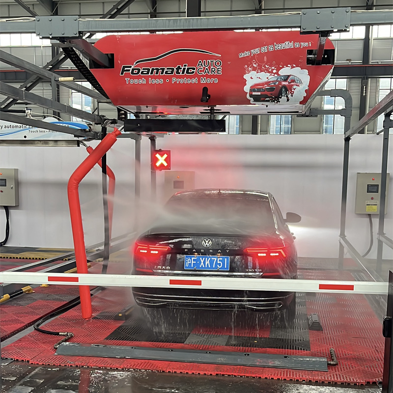 Commercial Fully Automatic Car Wash Equipment - Powerful Air Drying, Even Foam Spraying
