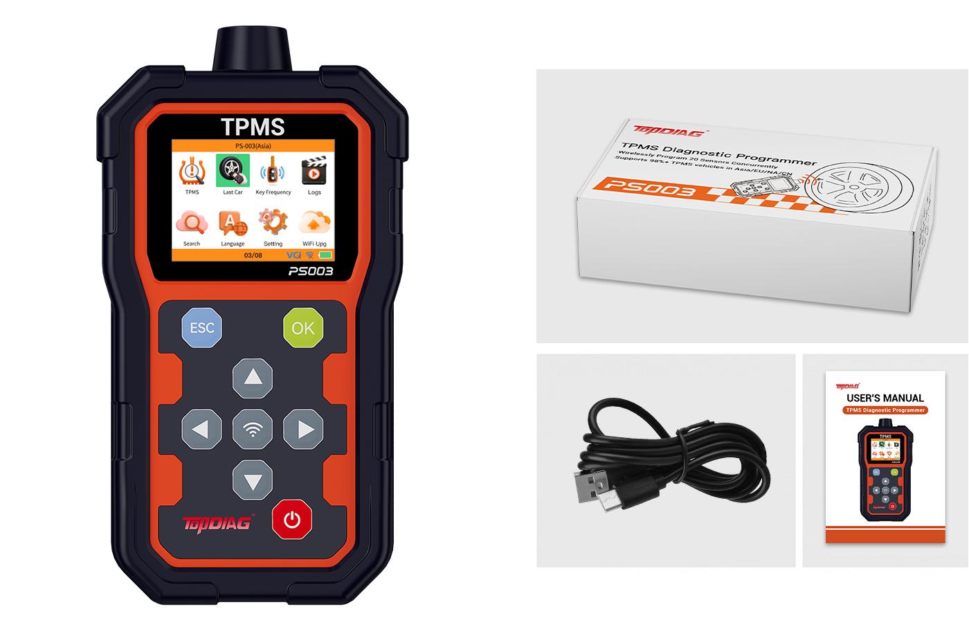 PS003 TPMS Scanner Detail 8