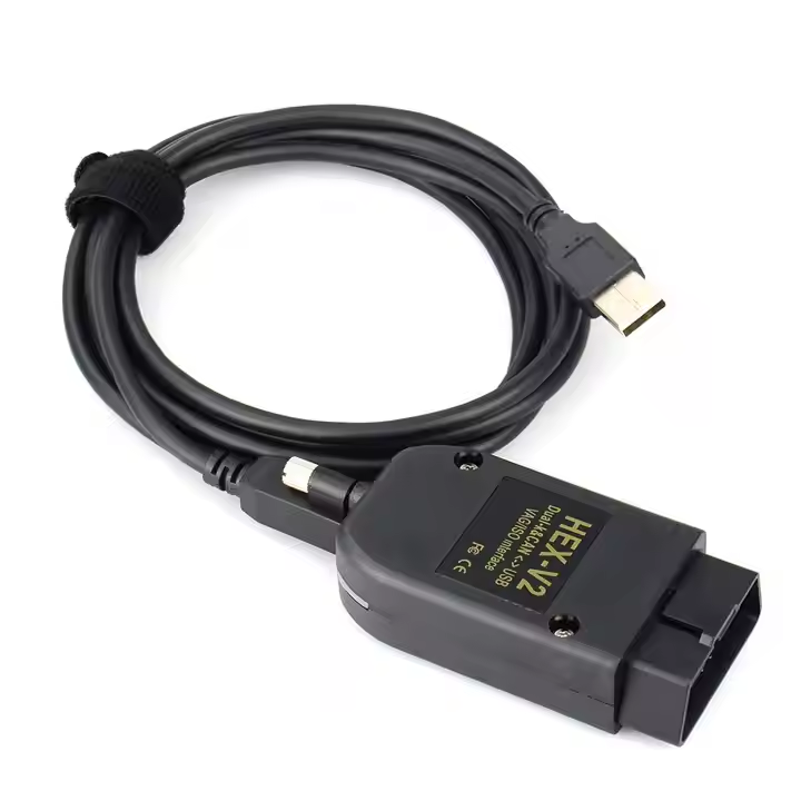 V25.3 VCDS HEX for Automotive Diagnostic Tool HEX V2 OBD2 ATMEGA162+16V8+FT232RQ Car Scanner Shipped Within 3 Days After Payment