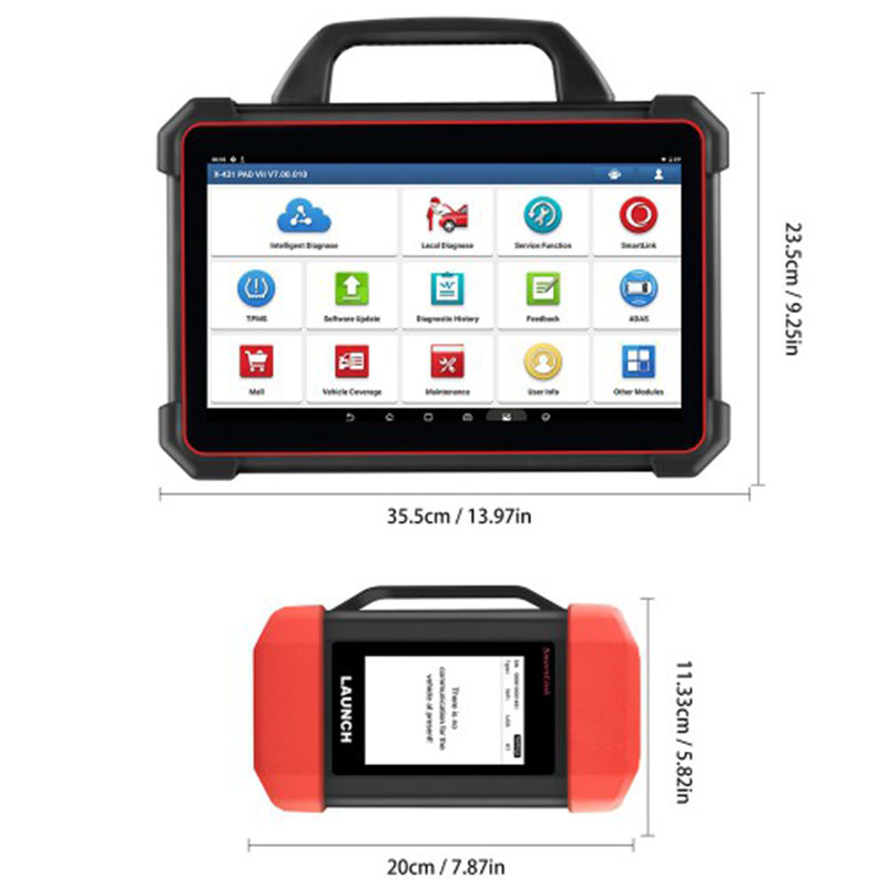 Launch X-431 PAD VII PAD 7 with ADAS Calibration Automotive Diagnostic Tool Support Online Coding and Programming