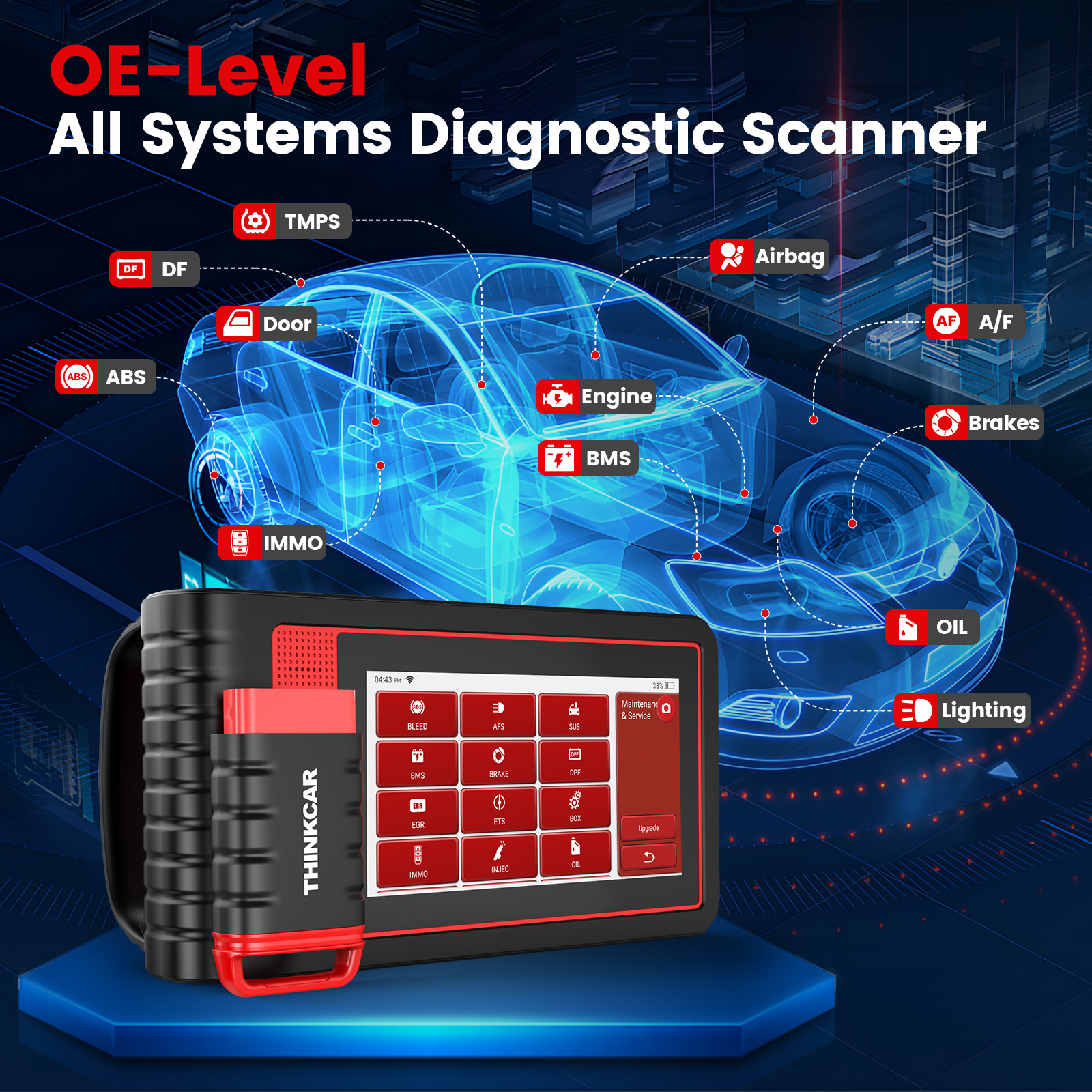 THINKCAR THINKTOOL MINI 2 Car Diagnostic Scanner Full System Bluetooth 28 Languages 28 Reset Functions Lifetime Free Update