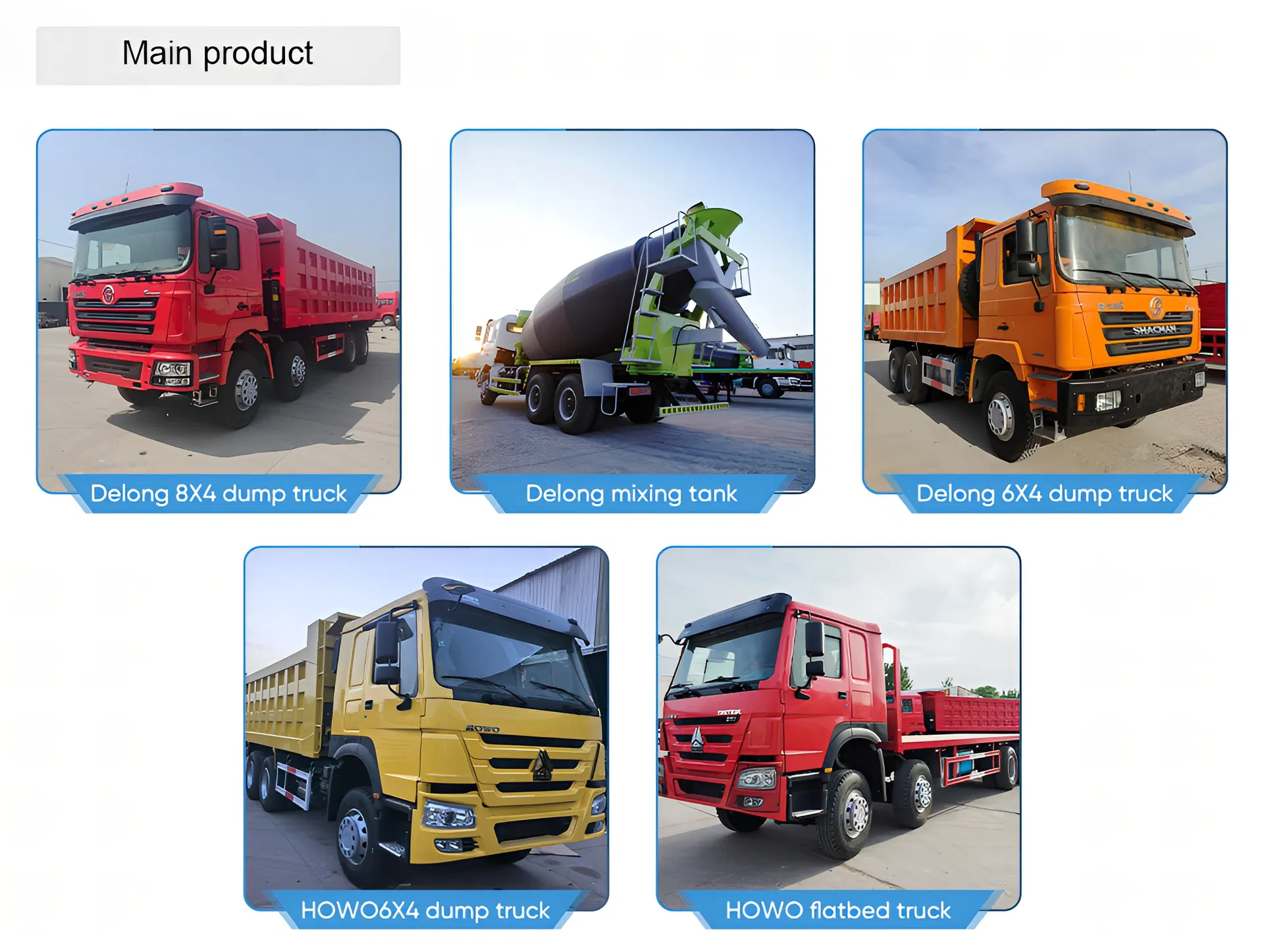 HOWO Tipper Truck Construction Equipment for Contractor Projects