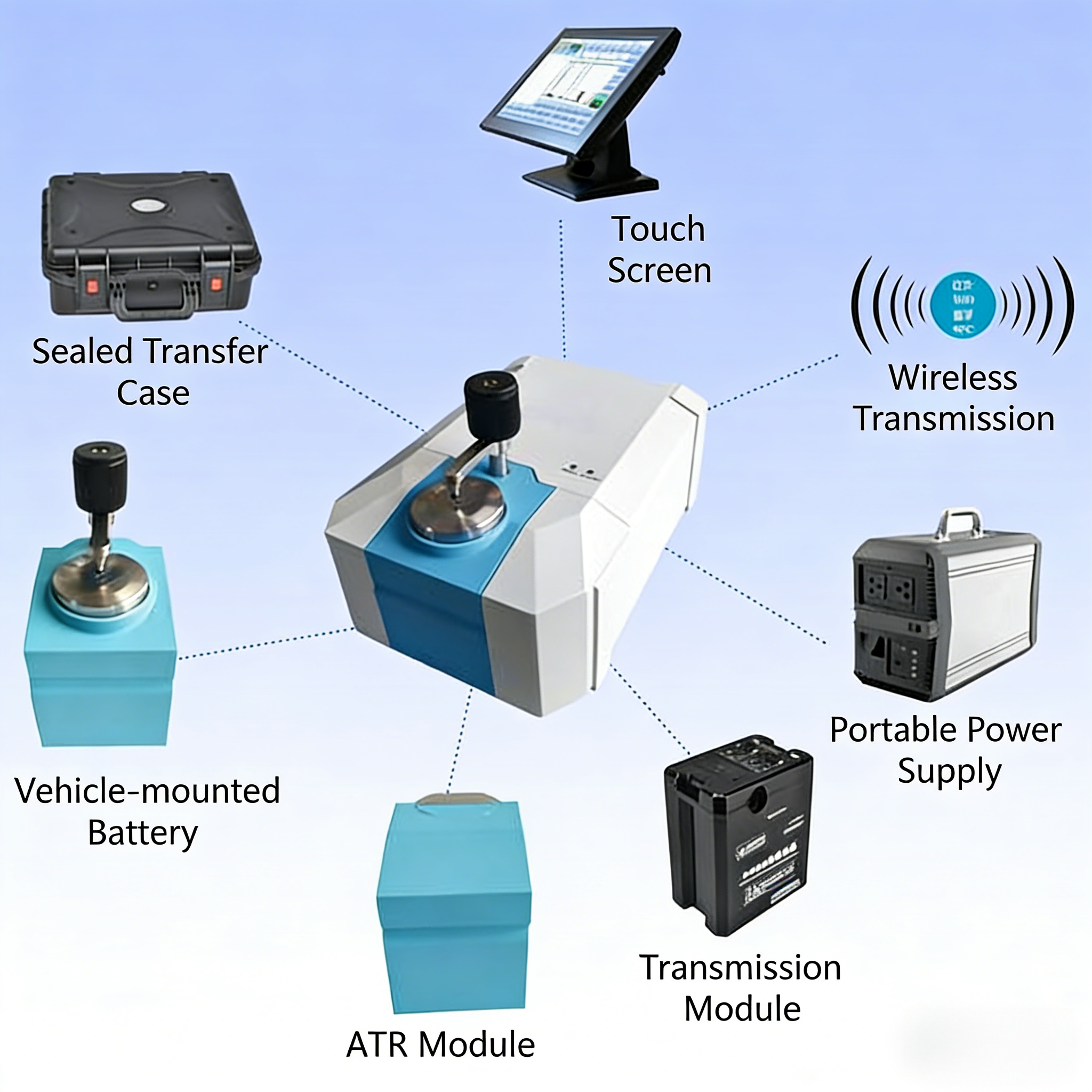 Spectrometer Internal Features diagram