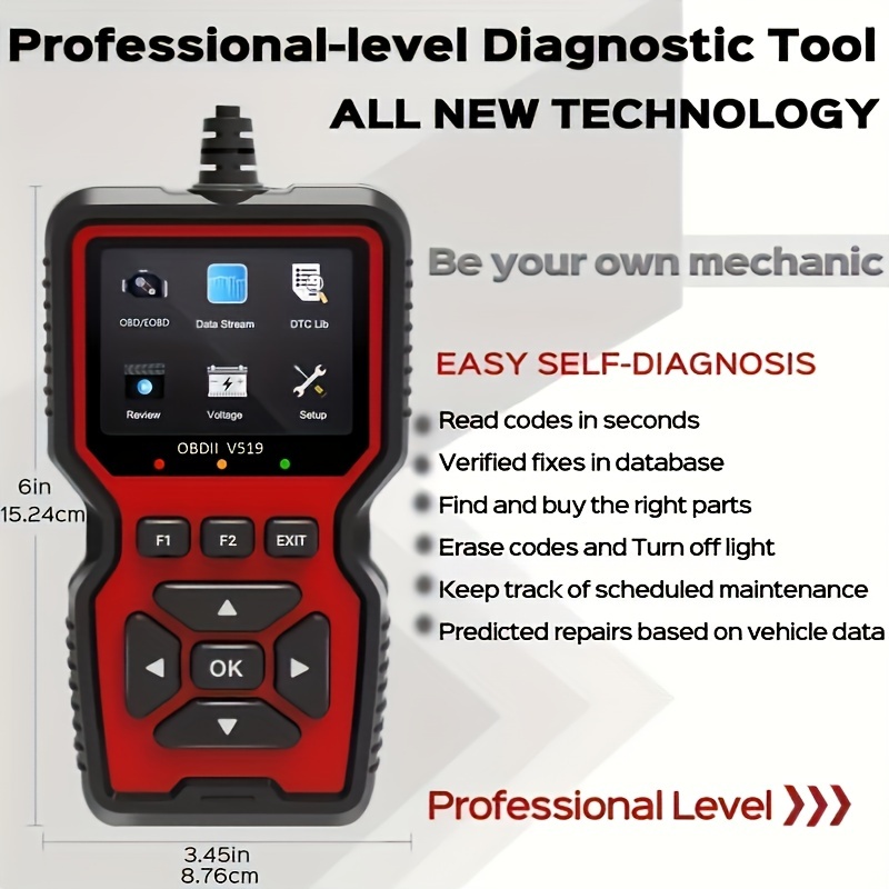 V519 OBD2 Scanner Feature 1
