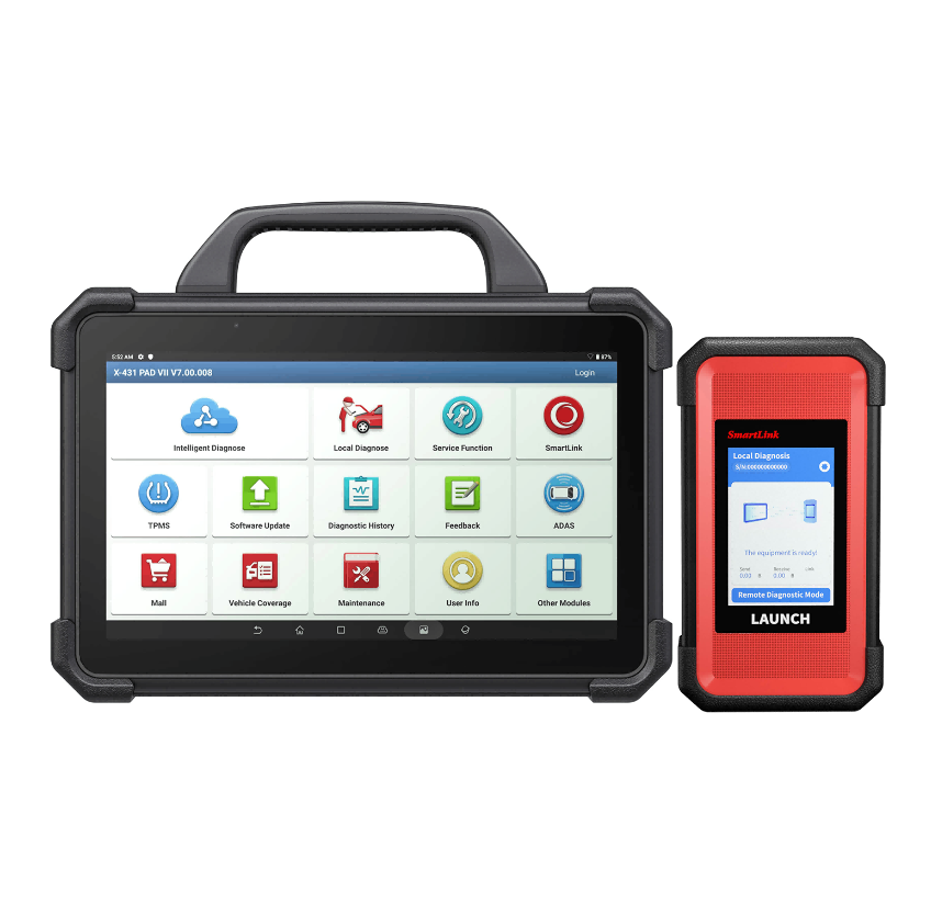 High-End Launch X431 PAD VII Elite Automotive Diagnostic Scan Tool Online Programming ADAS Calibration Battery Powered Analyzer