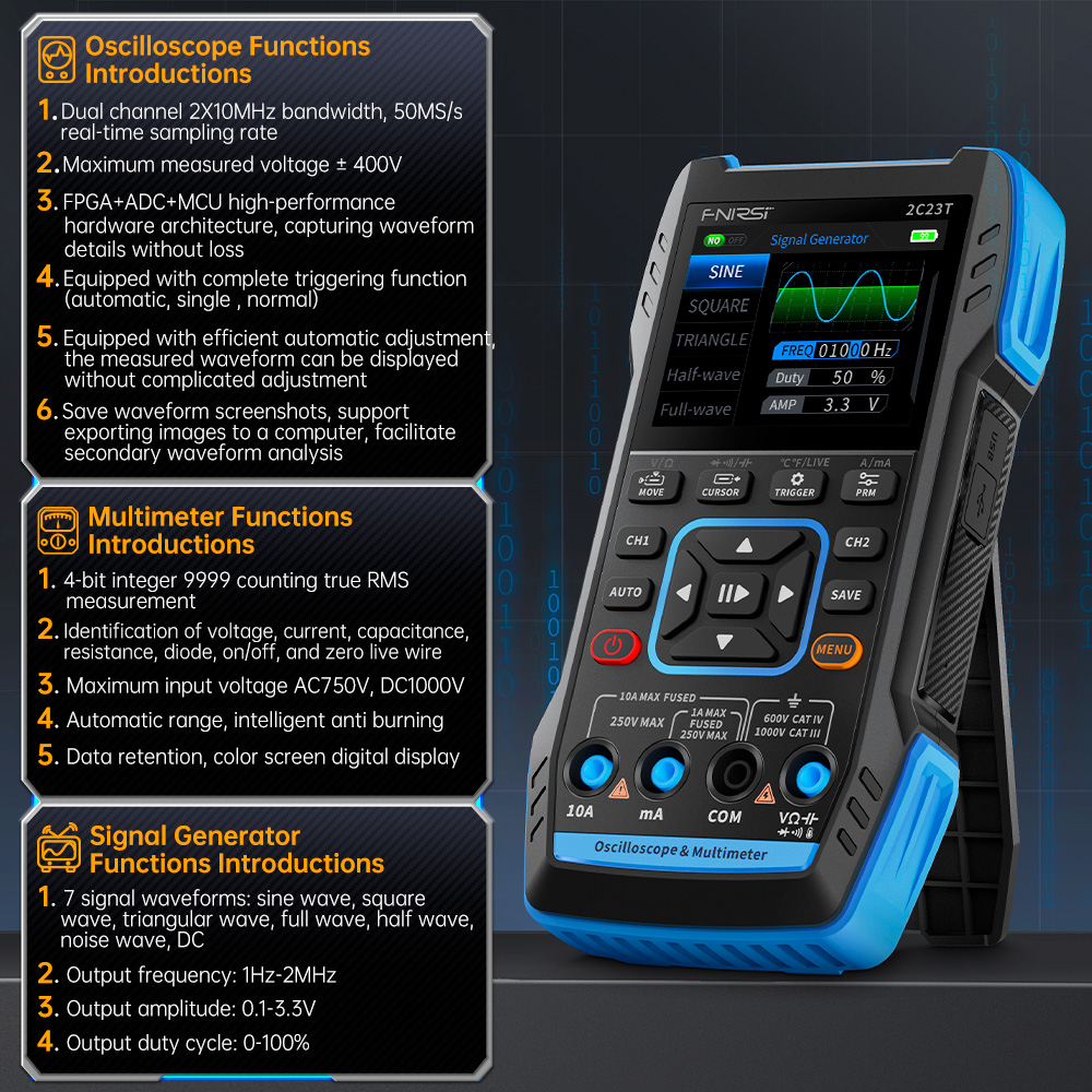 Automotive Oscilloscope Smart Multimeter Portable Digital Oscilloscope