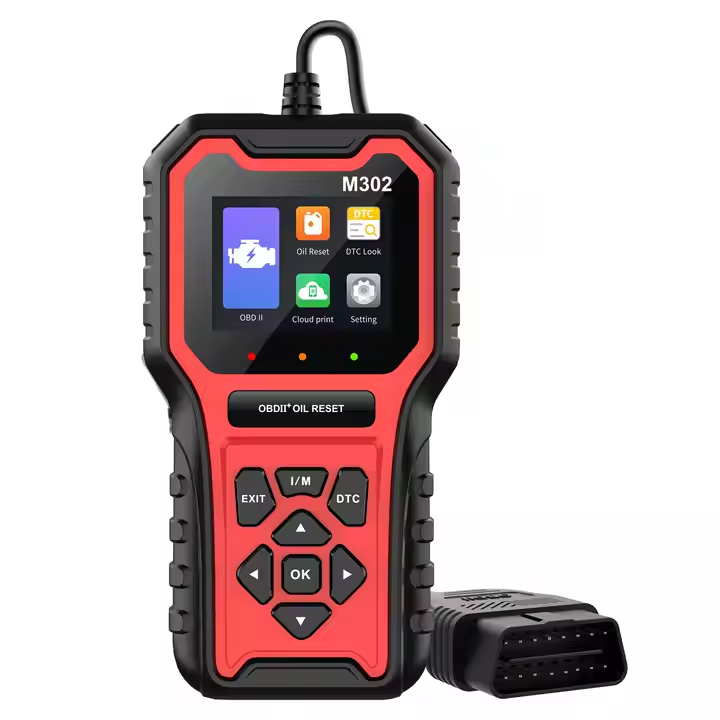 Brand New TP02 English Code Reader Multi-Function Car Fault Detector OBD Car Scanner with Power Cord Auto Scanner Analyzer