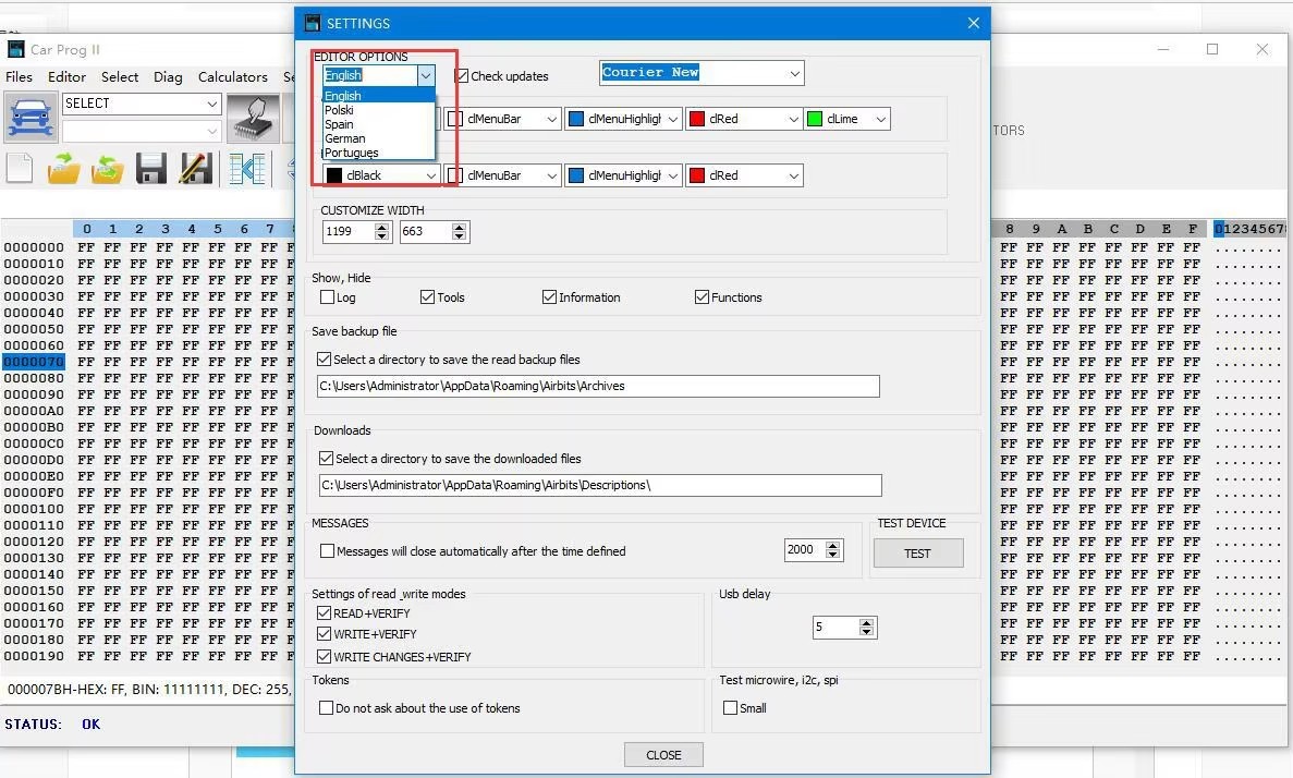 Software Interface 10
