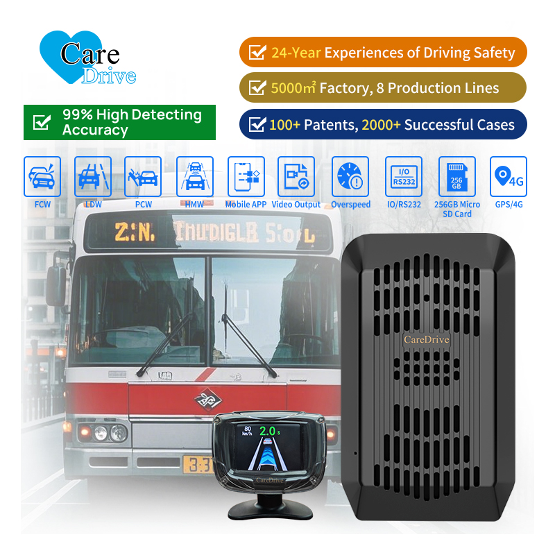 AlwayCare 256GB Storage One Way LDW ADAS Calibration System with 1080P Camera App Control GPS/WiFi/4G DC 12-24V 2-Year Warranty