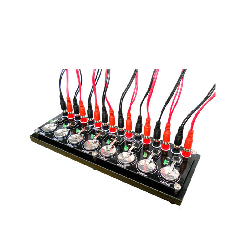 Lab 8 Channels Coin Cell Battery Cycler Testing Clamp Board For Battery Analyzing