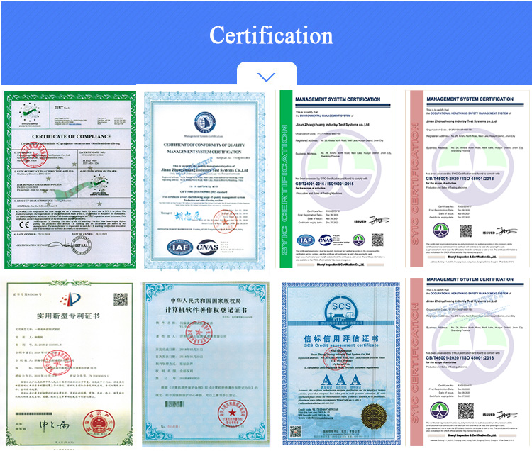 Quality Certifications