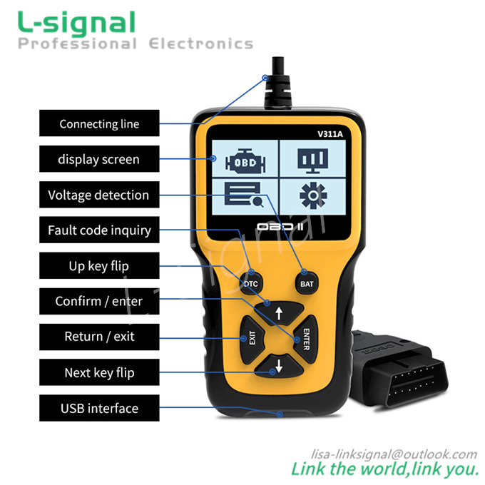 Car Diagnostic OBD Engine Automobile Fault Detector
