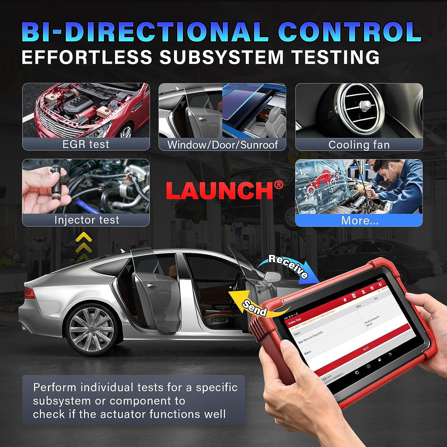 Active Test Bi-Directional Control