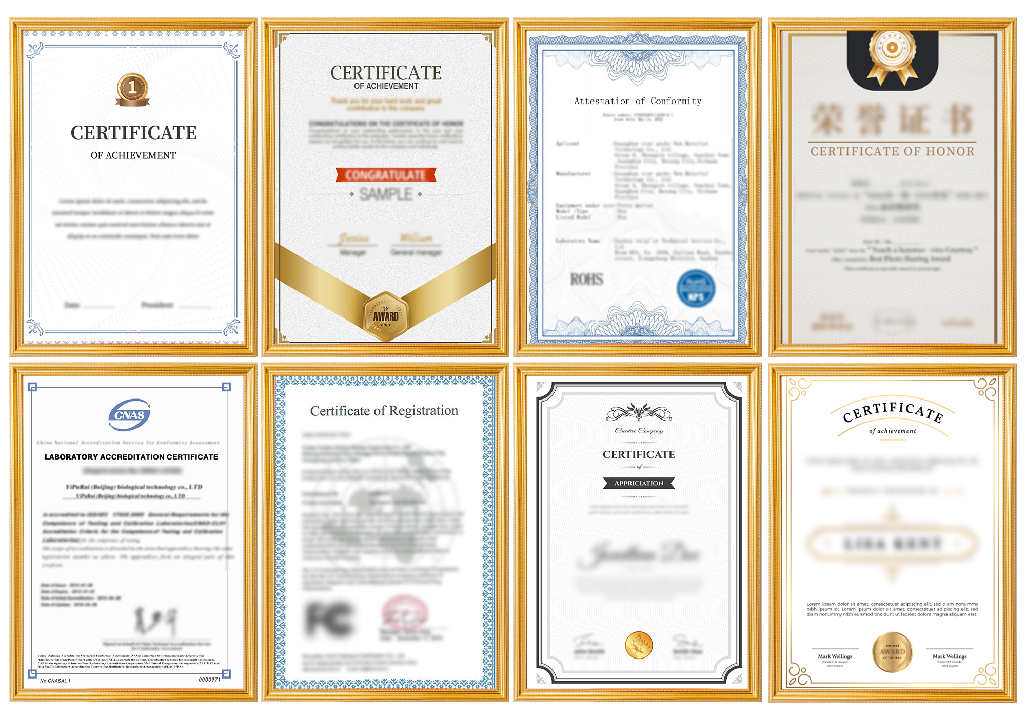 Certifications