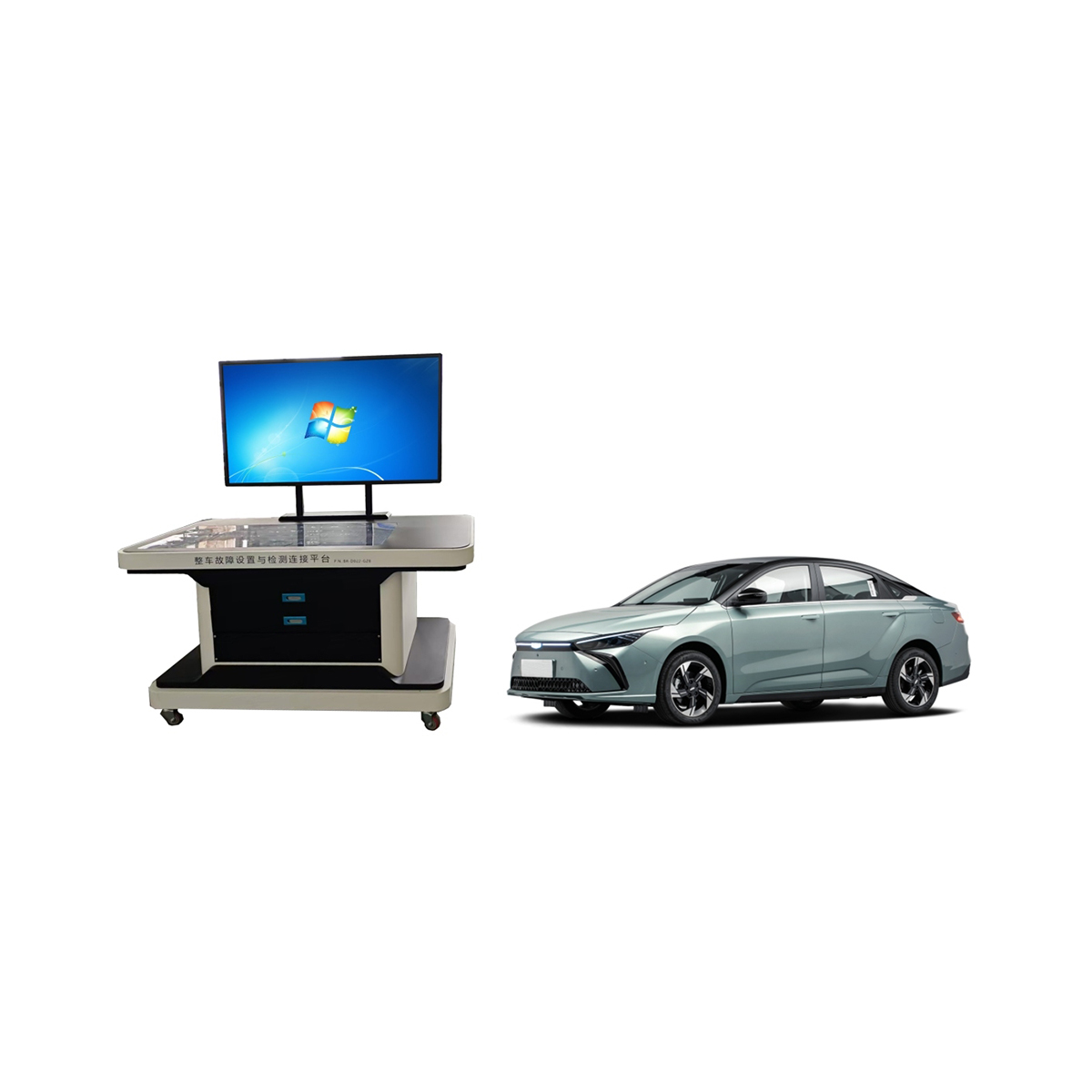Vehicle fault setting and detection connection platform Intelligent and connected vehicles Simulated autonomous vehicle