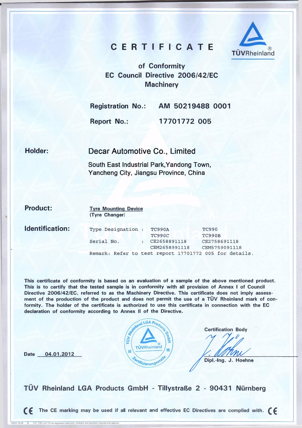 Certification 2