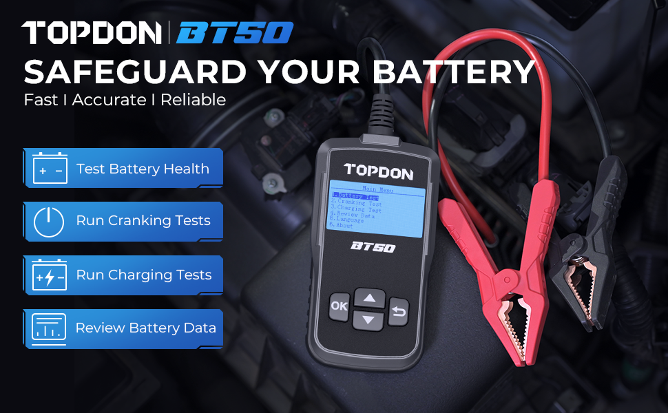 TOPDON BT50 Battery Tester