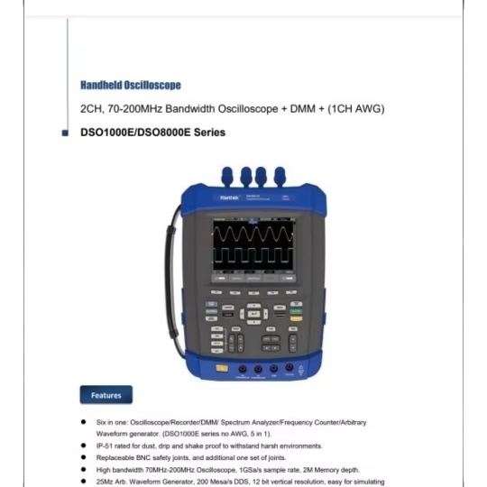 Hantek Oscilloscope Hantek 2d82 Auto Oscilloscope 4 Channels
