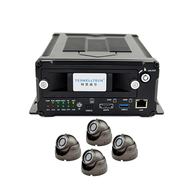 8CH PoE NVR Recorder System with Dual 4TB HDD SSD Remote Viewing System for Fleet Bus Truck Monitoring OEM ODM