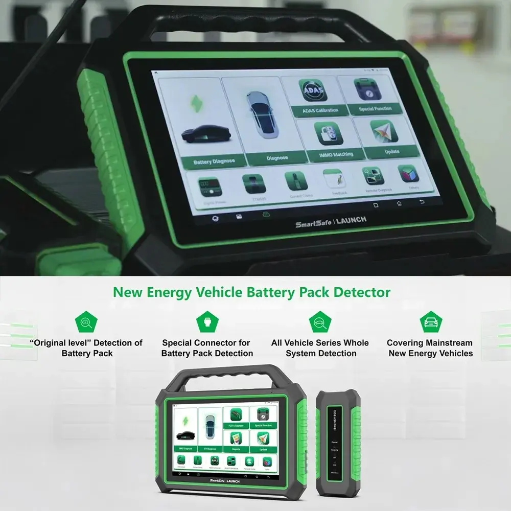 Cover 95% EV Cars Full System Inspection EV Detection Tool Battery Pack Testing Diagnostic Tool