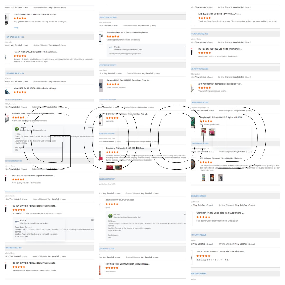 Customer Feedback Screenshot