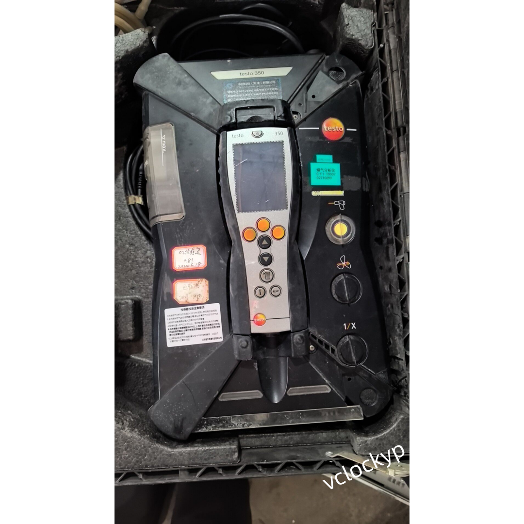 Testo 350 Emission Analyzer Kit - Control Unit, Analyzer Box, Probe Used